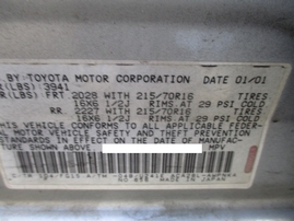 2001 TOYOTA RAV4 SILVER 2.0L AT 2WD Z16440